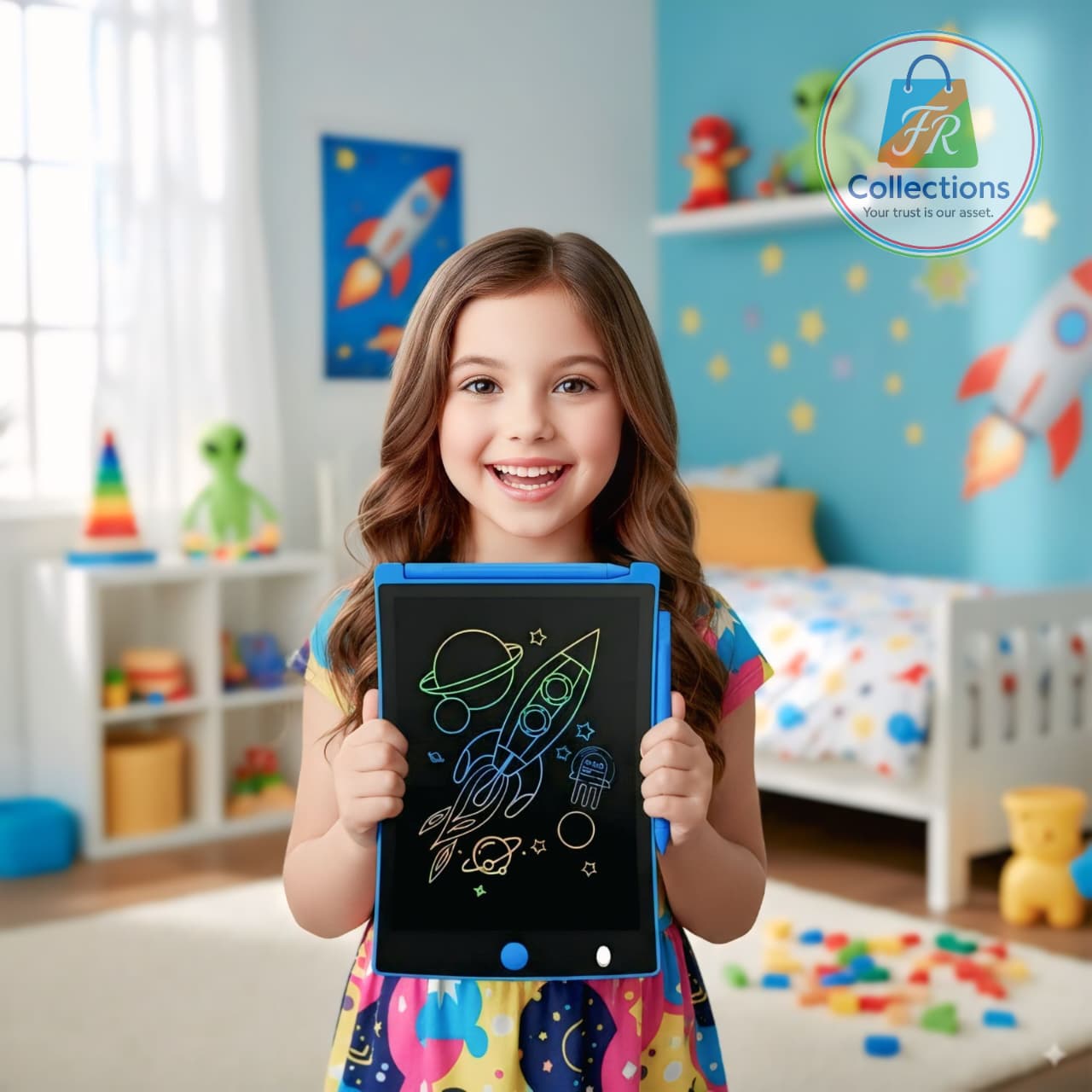 LCD Writing Tablet – 12 Inch Multicolor Digital Drawing Pad