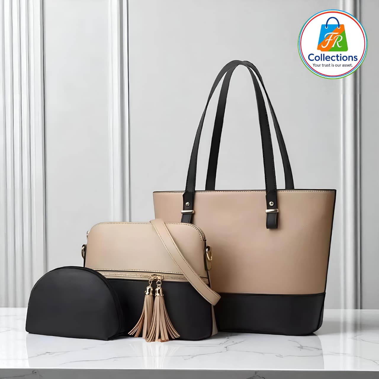 FR Collections 3-Piece Handbag Set - Image 6